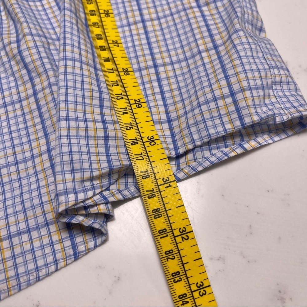 Ralph Lauren Men's Performance Stretch Big Fit Plaid Shirt Size 18.5 - Picture 8 of 8